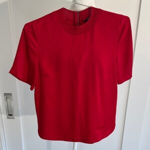 Armani Exchange Vibrant Red Top